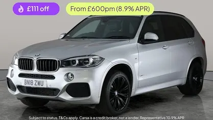 Silver Used 2018 BMW X5 M Sport SUV | £20,989 (Good price)