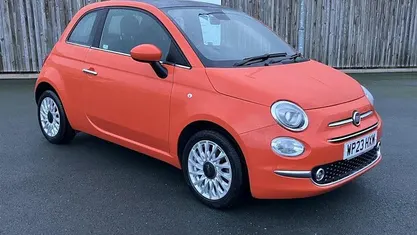 Orange Used 2023 Fiat 500 Hatchback | £9,995 (Fair price)