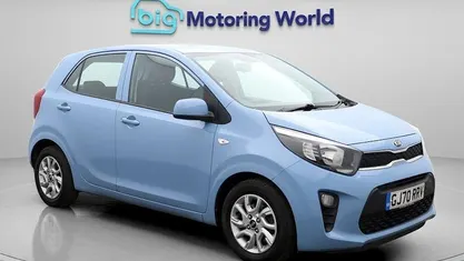 Used Kia Picanto 67 HP (49 kW) 2020 Blue Hatchback