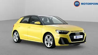 Used Audi A1 Sportback S-Line 110 HP (80 kW) 2022 Yellow Hatchback