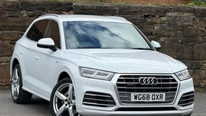 Used Audi Q5 S-Line 190 HP (139 kW) 2018 White SUV