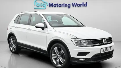 Begagnad VW Tiguan Match 131 HK (96 kW) 2019 Vit SUV