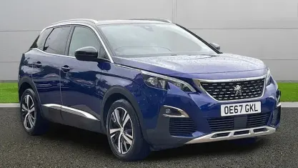 Used Peugeot 3008 GT-line 165 HP (121 kW) 2017 Blue SUV