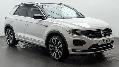 Used VW T-Roc R-line 150 HP (110 kW) 2020 White SUV