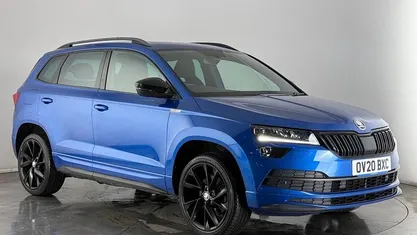 Used Skoda Karoq SportLine 150 HP (110 kW) 2020 Blue SUV