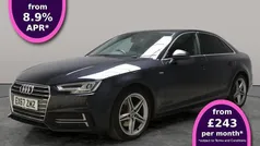 Blue Used 2017 Audi A4 S-Line Sedan | £13,880 (Fair price)