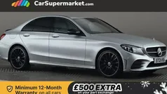 Silver Used 2020 Mercedes C220 AMG line Sedan | £19,997 (Fair price)
