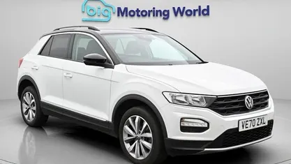 Used VW T-Roc Design 110 HP (80 kW) 2021 White SUV