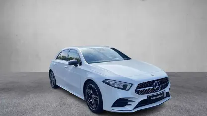 Used Mercedes A200 AMG line 163 HP (119 kW) 2023 White Hatchback