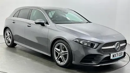 Used Mercedes A200 AMG Line Premium 163 HP (119 kW) 2021 Grey Hatchback