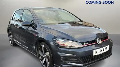 Blue Used 2018 VW Golf VII GTI Hatchback | £19,350 (Fair price)
