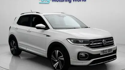 Used VW T-Cross R-line 110 HP (80 kW) 2022 White SUV
