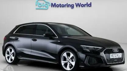 Used Audi A3 Sportback S-Line 110 HP (80 kW) 2023 Black Hatchback