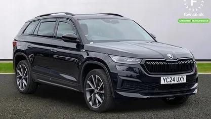 Used Skoda Kodiaq SportLine 150 HP (110 kW) 2024 Black SUV