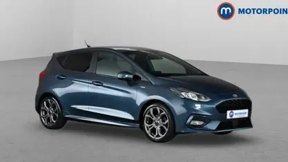 Used Ford Fiesta ST-Line 125 HP (91 kW) 2021 Blue Hatchback