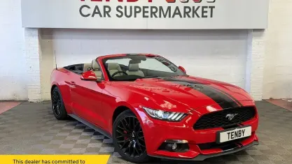 Used Ford Mustang Convertible 317 HP (233 kW) 2016 Red Cabriolet