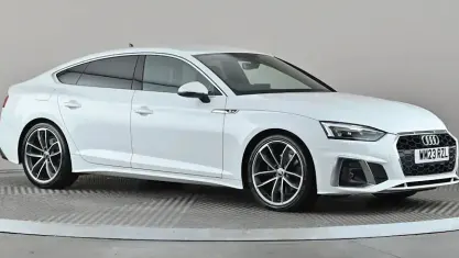 Used Audi A5 Sportback S-Line 163 HP (119 kW) 2023 White Hatchback