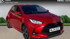 Red Used 2024 Toyota Yaris Hybrid Design Hatchback | £18,370 (Fair price)