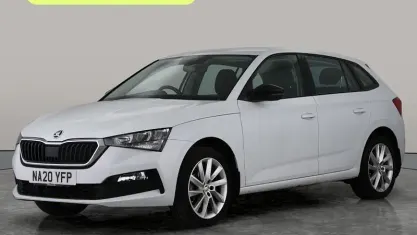 Used Skoda Scala SE 116 HP (85 kW) 2020 White Hatchback