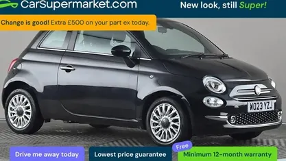 Used Fiat 500 70 HP (51 kW) 2023 Black Hatchback