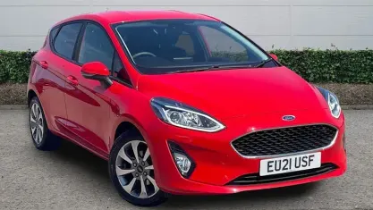 Used Ford Fiesta Trend 95 HP (69 kW) 2021 Red Hatchback