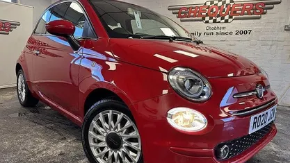 Red Used 2020 Fiat 500 Lounge Hatchback | £10,900 (Fair price)