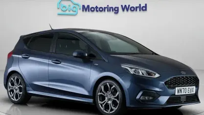 Usado Ford Fiesta ST-Line 125 HP (91 kW) 2020 Azul Citadino