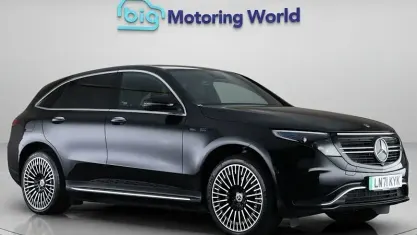 Used Mercedes EQC400 AMG line 300 kW (408 HP) 2021 Black SUV