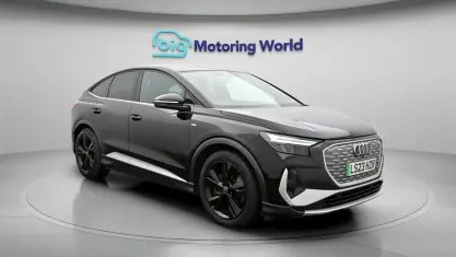 Used Audi Q4 Sportback e-tron S-Line 150 kW (204 HP) 2023 Black SUV
