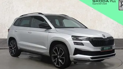 Used Skoda Karoq SportLine 150 HP (110 kW) 2023 Silver SUV