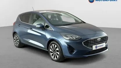 Used Ford Fiesta Titanium 101 HP (74 kW) 2022 Blue Hatchback