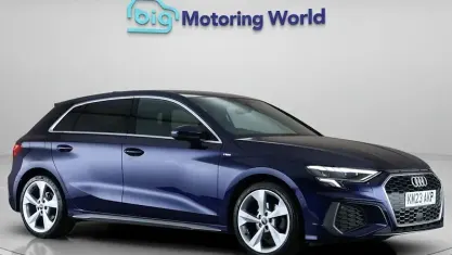 Used Audi A3 Sportback S-Line 110 HP (80 kW) 2023 Blue Hatchback