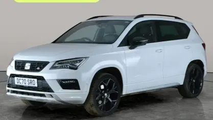 Begagnad Seat Ateca 4Drive 190 HK (139 kW) 2020 Vit SUV