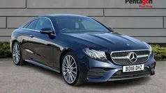 Blue Used 2018 Mercedes E220 AMG Line Premium Coupe | £18,195 (Fair price)