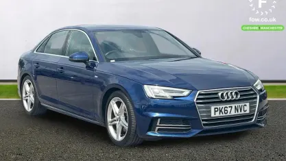 Usado Audi A4 S-Line 150 HP (110 kW) 2017 Azul Sedan