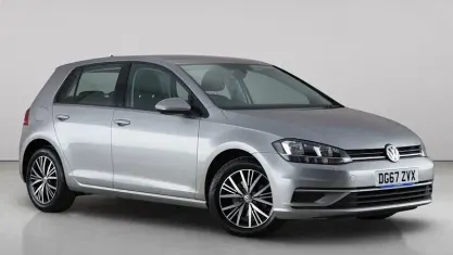 Used VW Golf VII SE 125 HP (91 kW) 2017 Silver Hatchback