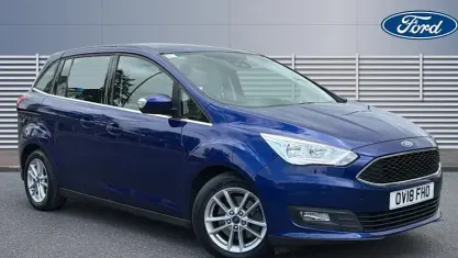 Used Ford Grand C-Max Zetec 125 HP (91 kW) 2018 Blue MPV