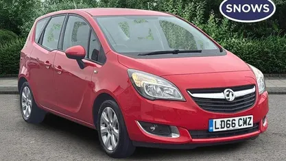 Used Vauxhall Meriva 101 HP (74 kW) 2016 Red MPV