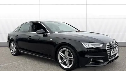 Used Audi A4 S-Line 150 HP (110 kW) 2018 Black Sedan