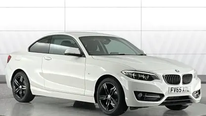 Used BMW 218 Sport Line 150 HP (110 kW) 2016 White Coupe
