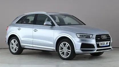 Używany Audi Q3 S-Line 179 KM (131 kW) 2018 Srebrny SUV