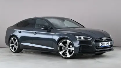 Used Audi A5 Sportback Black Edition 190 HP (139 kW) 2019 Grey Hatchback