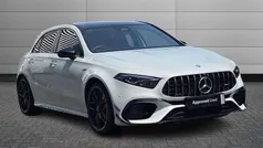 Digital white Used 2023 Mercedes A45 AMG Hatchback | £48,395 (Fair price)