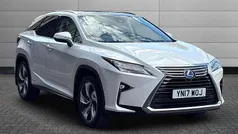 White Used 2017 Lexus RX450h SUV | £22,391 (Fair price)