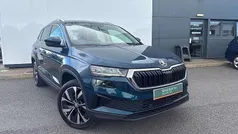 Petrol blue metallic Used 2023 Skoda Karoq SE L SUV | £18,995 (Fair price)