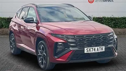 Red Used 2025 Hyundai Tucson N Line SUV | £29,095 (Fair price)