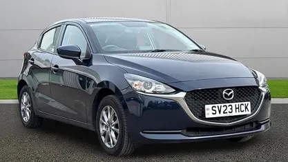 Used Mazda 2 75 HP (55 kW) 2023 Blue Hatchback