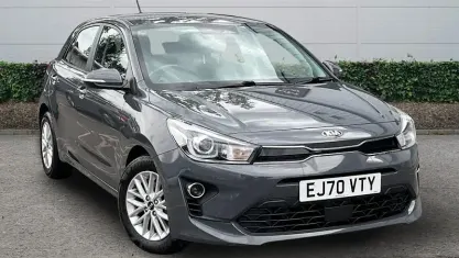 Used Kia Rio 84 HP (61 kW) 2021 Grey Hatchback