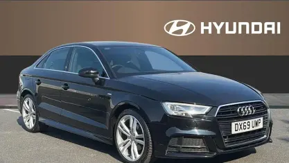 Used Audi A3 S-Line 150 HP (110 kW) 2019 Black Sedan