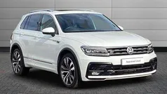 Pure white Used 2018 VW Tiguan R-line SUV | £19,750 (Fair price)